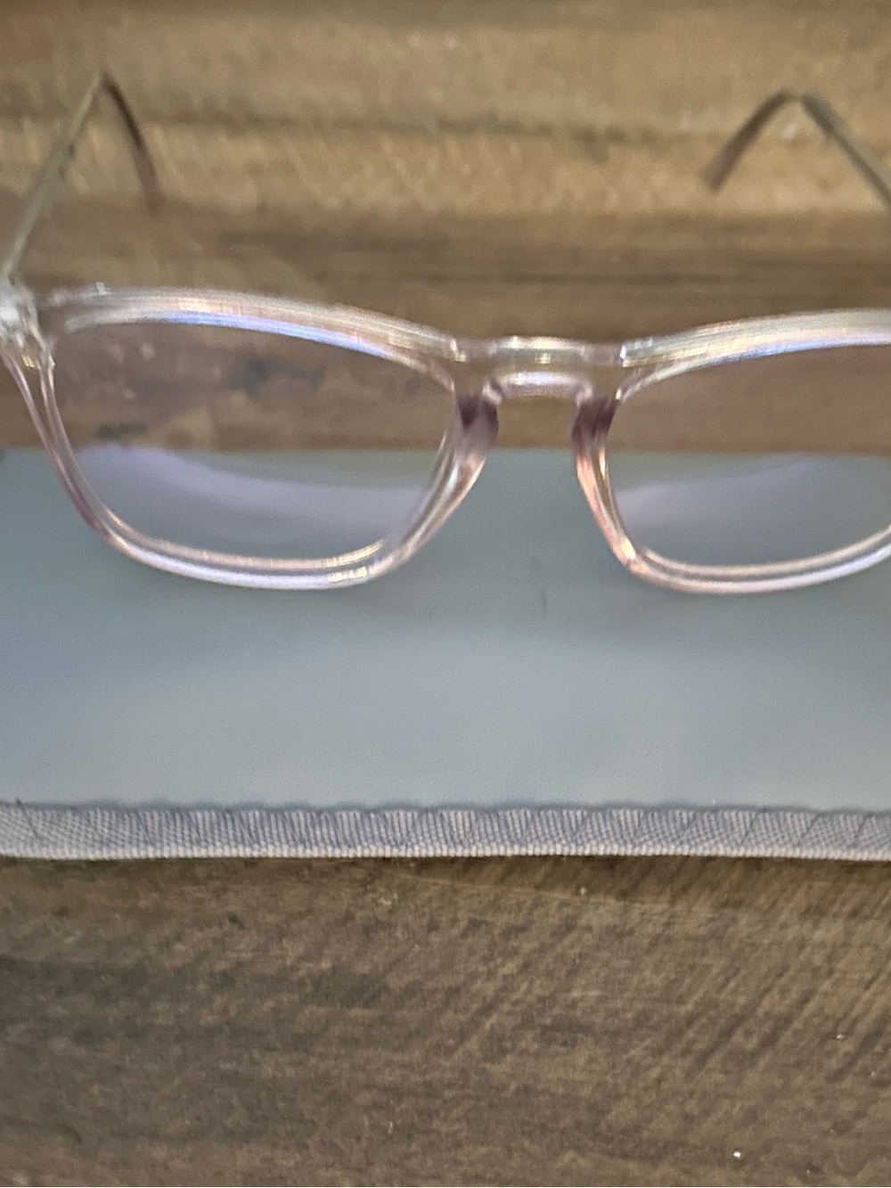 Women’s Clear Pink blue light Eyeglasses